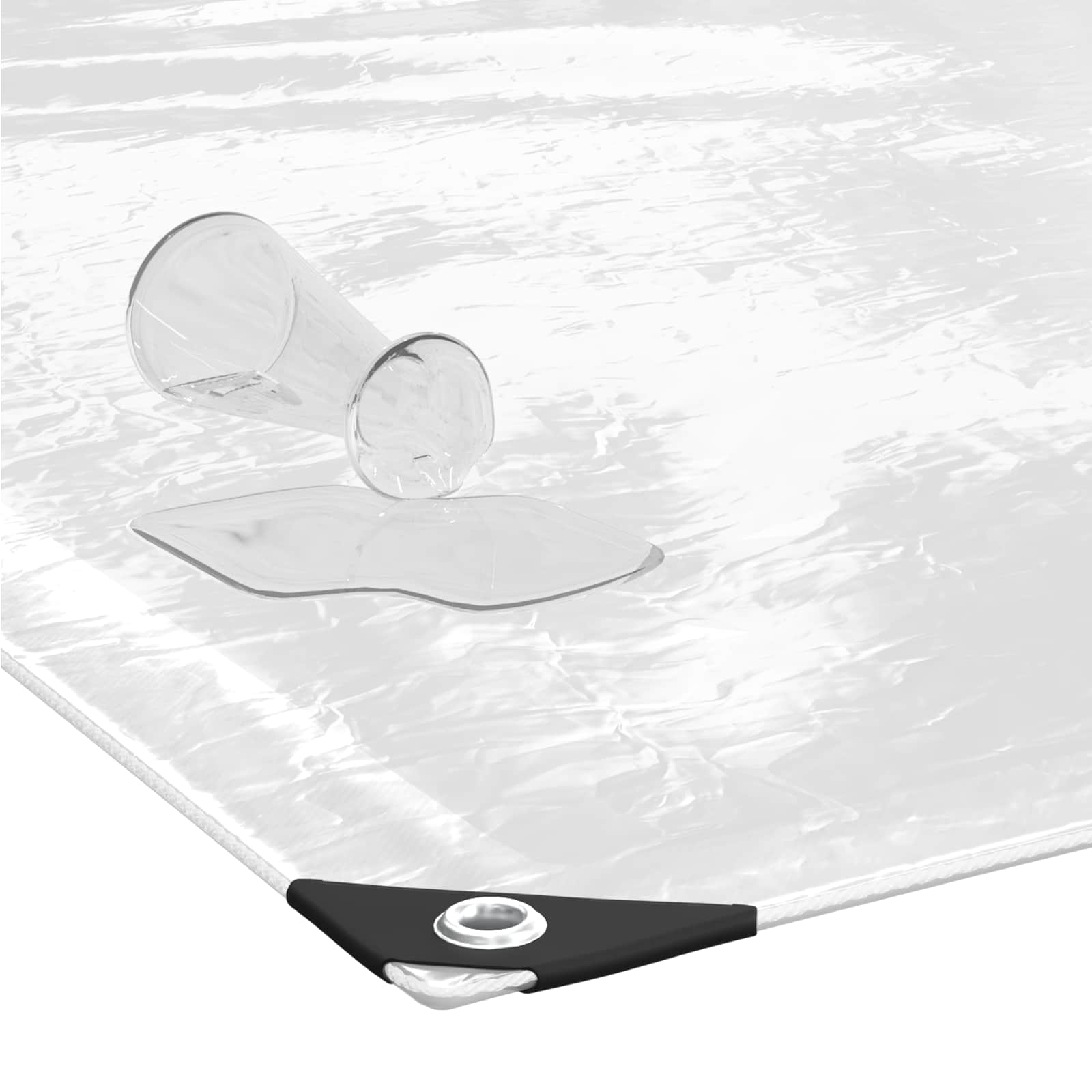 Cubierta para plantas Transparente 1 x 12 m PVC