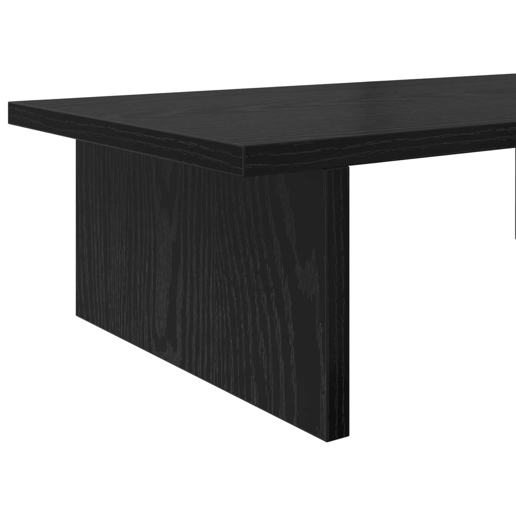 Soporte para Monitor Roble Negro 100 x 27 x 15 cm