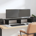 Soporte para Monitor Roble Negro 100 x 27 x 15 cm