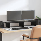 Soporte para Monitor Roble Negro 100 x 27 x 15 cm