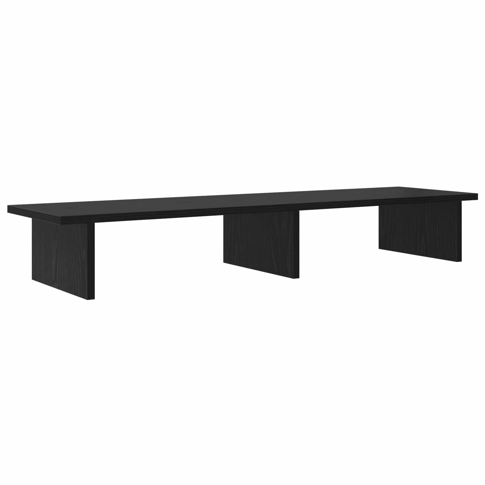 Soporte para Monitor Roble Negro 100 x 27 x 15 cm
