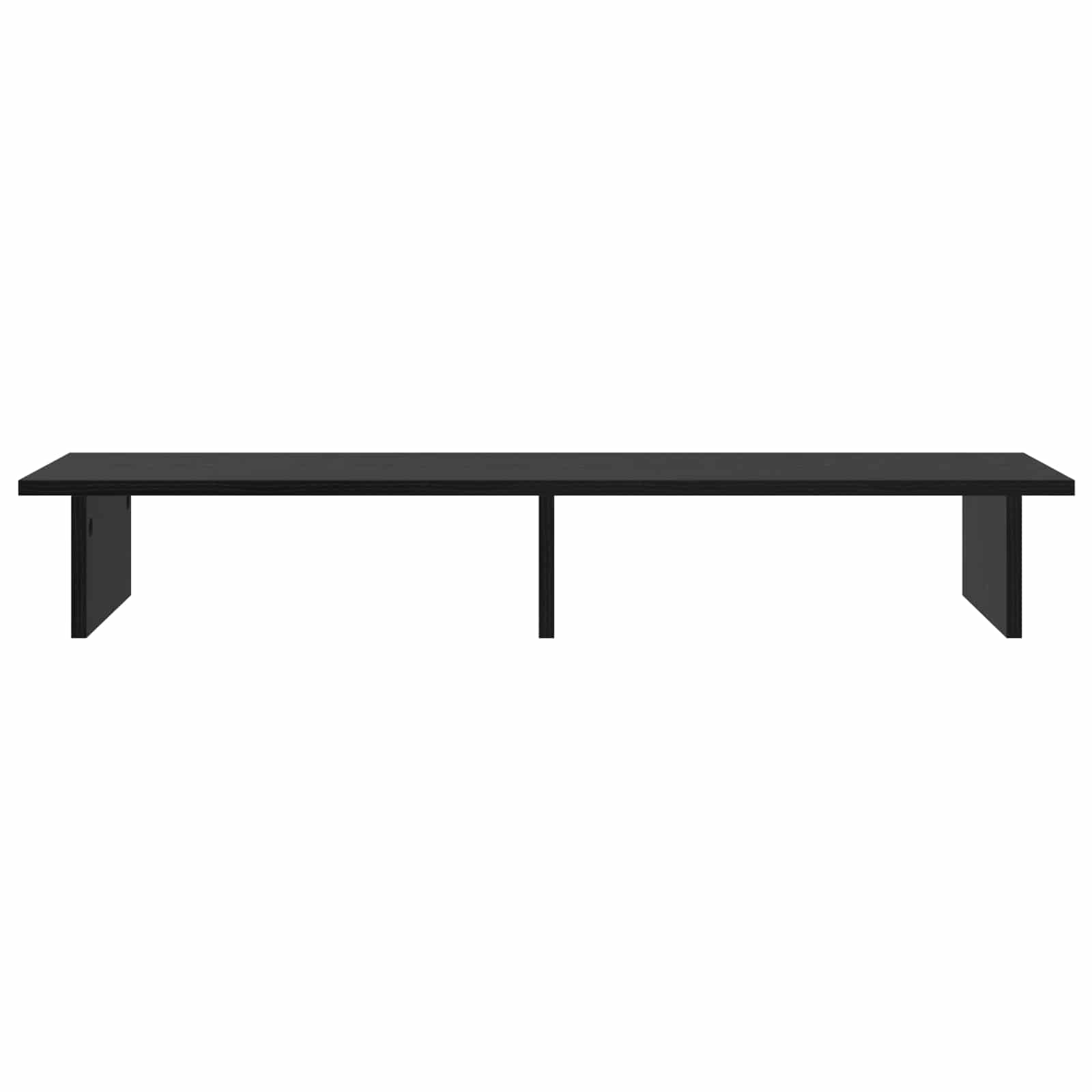 Soporte para Monitor Roble Negro 100 x 27 x 15 cm
