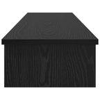 Soporte para Monitor Roble Negro 100 x 27 x 15 cm
