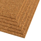 Placa de Corcho 12 pcs 100 x 50 x 0,5 cm Corcho Marrón