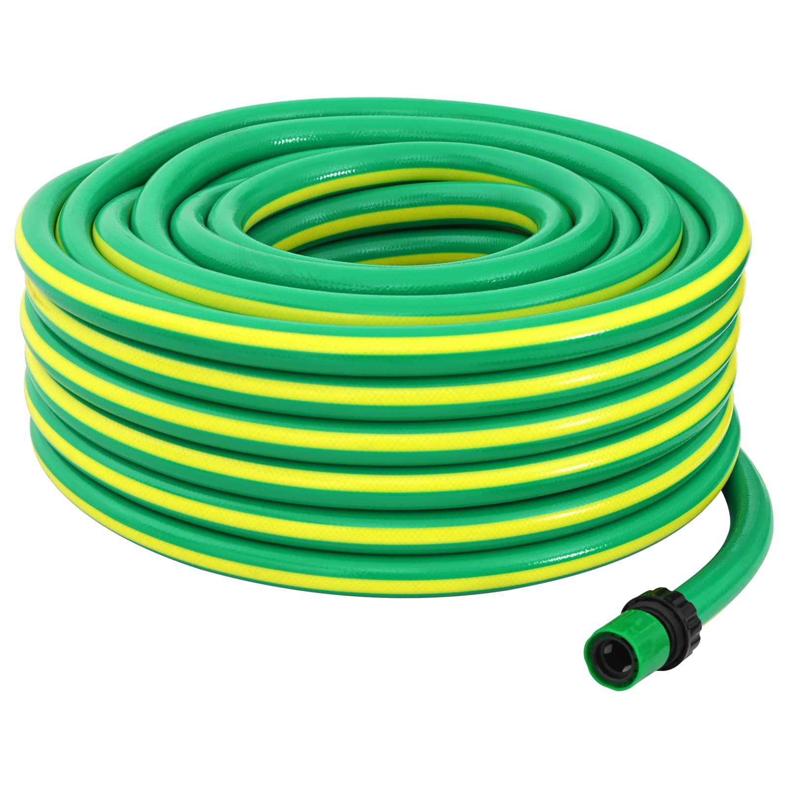Garden hose 5-layer Green and yellow 1/2'' 10 m PVC