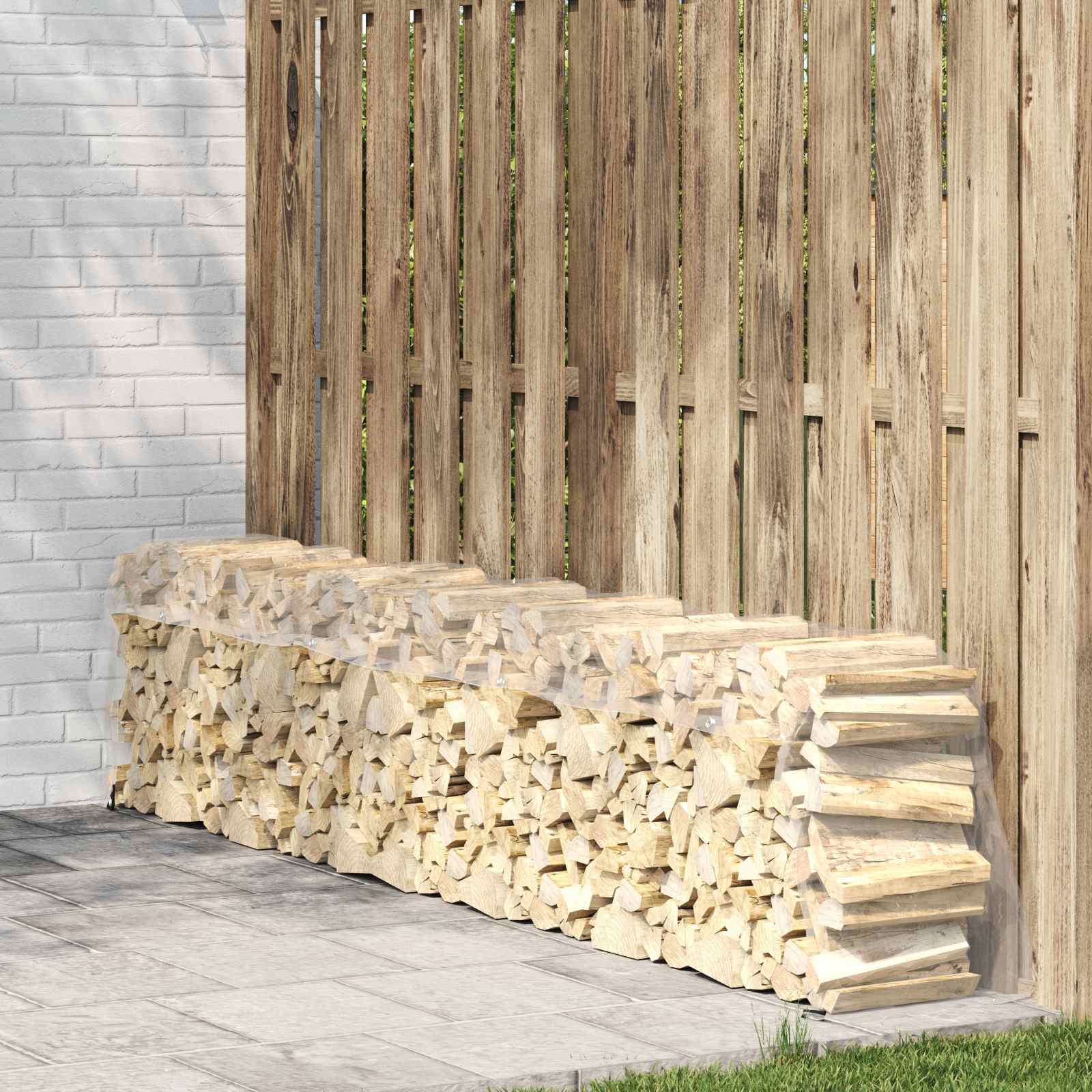Lona 350 gsm Transparente 10 x 1,5 m PVC