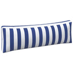 Cojín de exterior 3 pcs Azul y Blanco 103 x 58 x 10 cm Tela