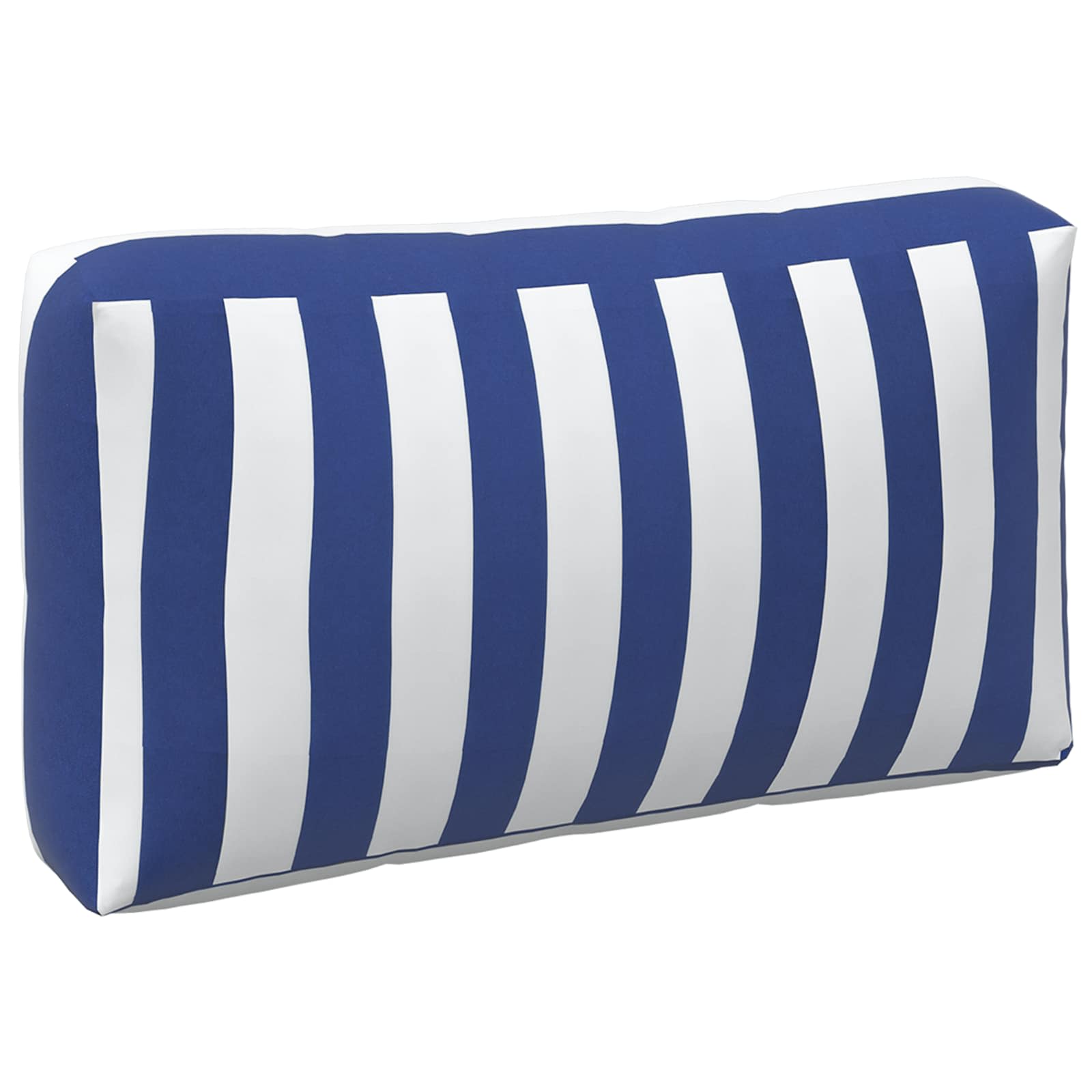 Cojín de exterior 3 pcs Azul y Blanco 103 x 58 x 10 cm Tela