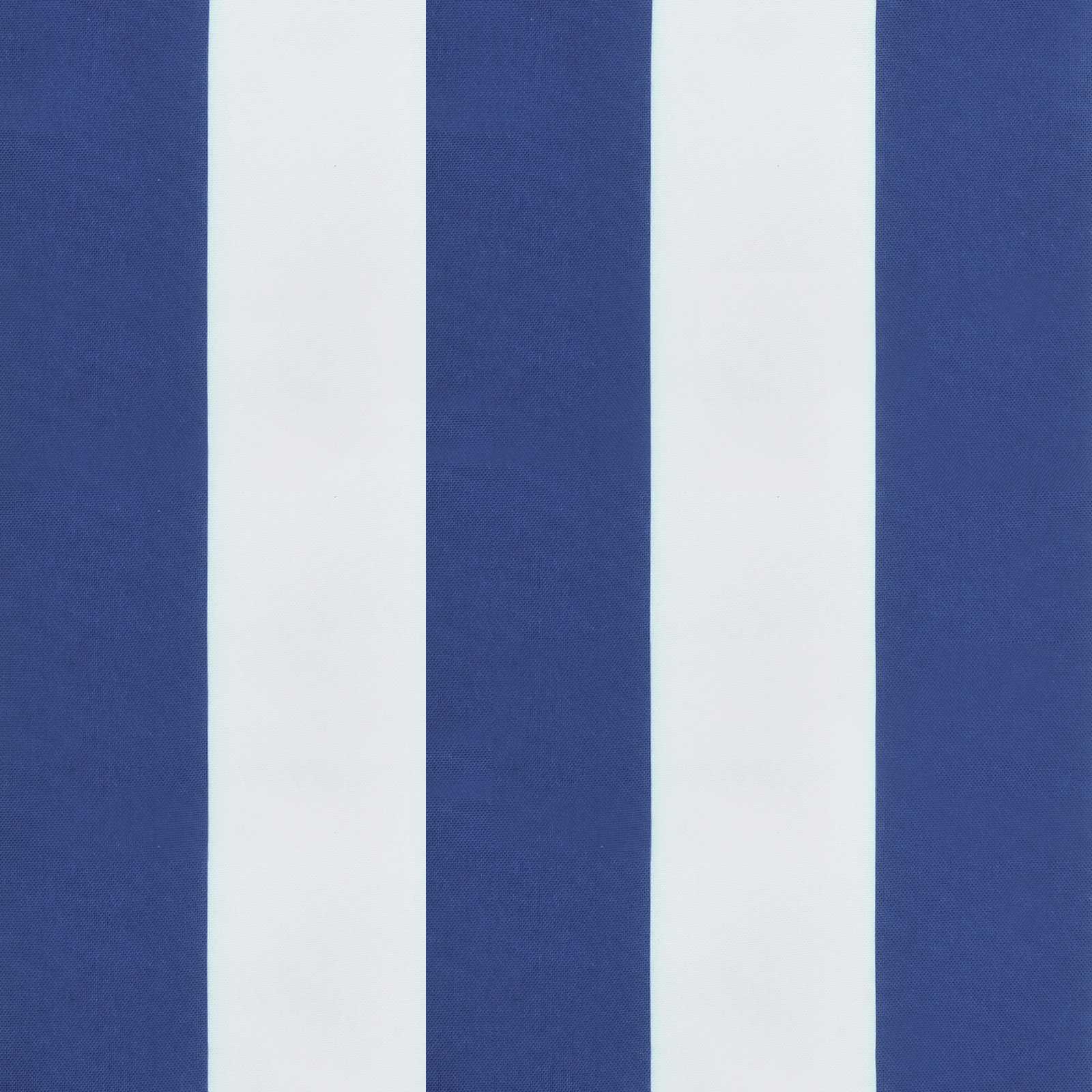 Cojín de exterior 3 pcs Azul y Blanco 103 x 58 x 10 cm Tela