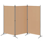 Biombo de 3 Paneles Beige 260 x 180 cm Tela