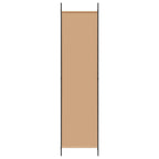 Biombo de 3 Paneles Beige 150 x 200 cm Tela