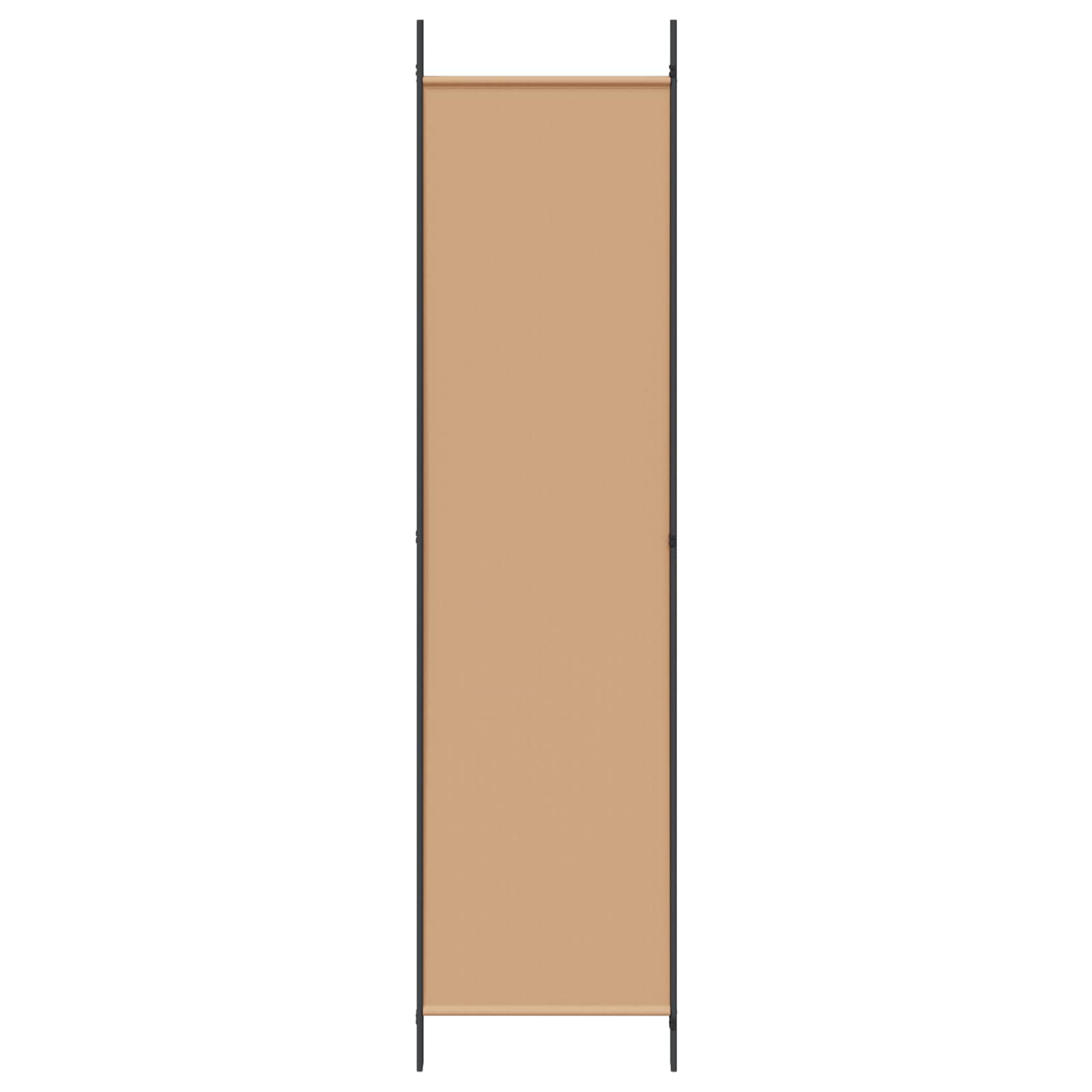 Biombo de 3 Paneles Beige 150 x 200 cm Tela