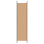Divisor de habitación de 6 paneles Beige 300 x 200 cm Tela