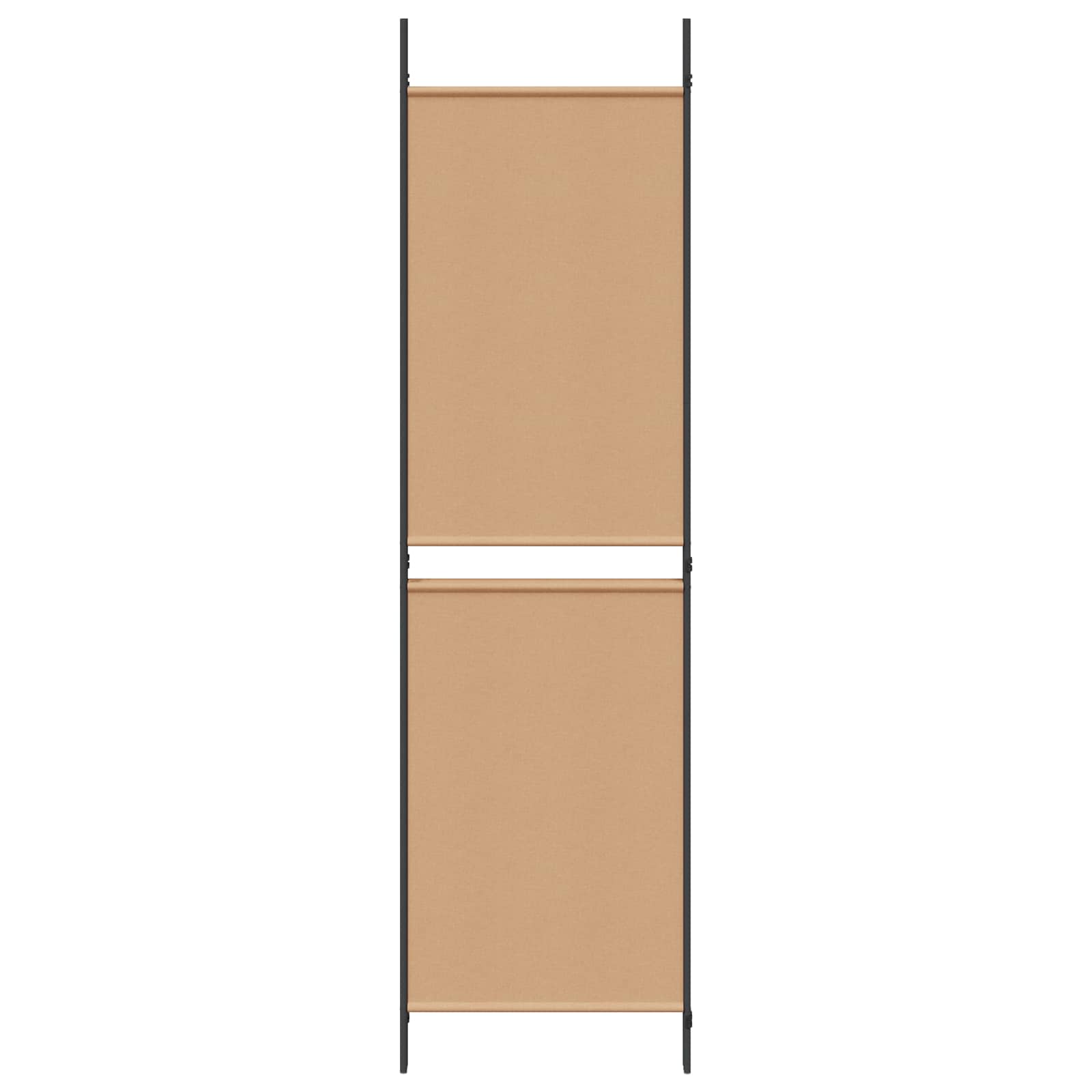 Biombo de 3 Paneles Beige 150 x 180 cm Tela