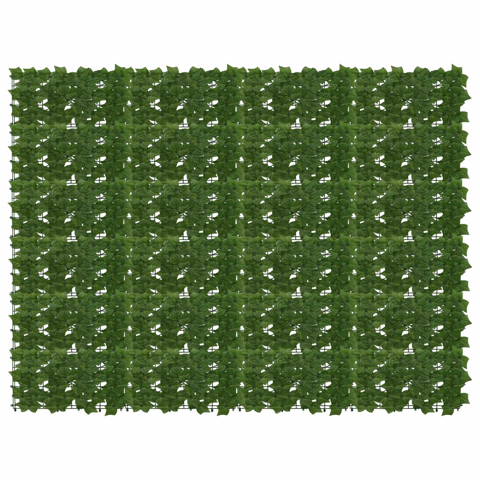 Pantalla de balcón con hojas 300 x 150 cm Polietileno y tela