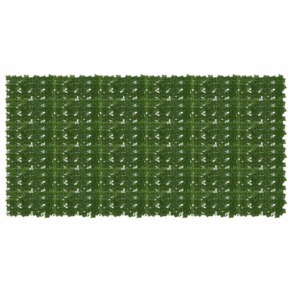 Pantalla de balcón con hojas 300 x 150 cm Polietileno y tela