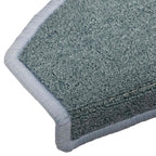 Alfombras autoadhesivas para escaleras 15 pcs Azul mar