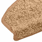 Alfombras autoadhesivas para escaleras 15 pcs Beige