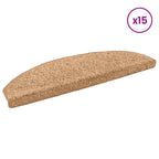 Alfombras autoadhesivas para escaleras 15 pcs Beige
