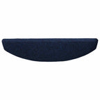 Alfombras autoadhesivas para escaleras 15 pcs Azul Marino
