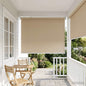 Estor enrollable protección UV Beige 100 x 140 cm Poliéster