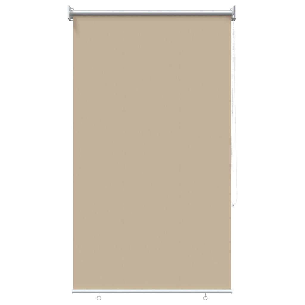Estor enrollable protección UV Beige 100 x 140 cm Poliéster