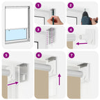 Estor enrollable protección UV Beige 100 x 140 cm Poliéster