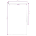 Estor enrollable protección UV Beige 100 x 140 cm Poliéster