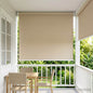 Estor enrollable protección UV Beige 100 x 140 cm Poliéster
