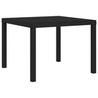 Conjunto de Comedor de Jardín 3 pcs Antracita y Crema PP