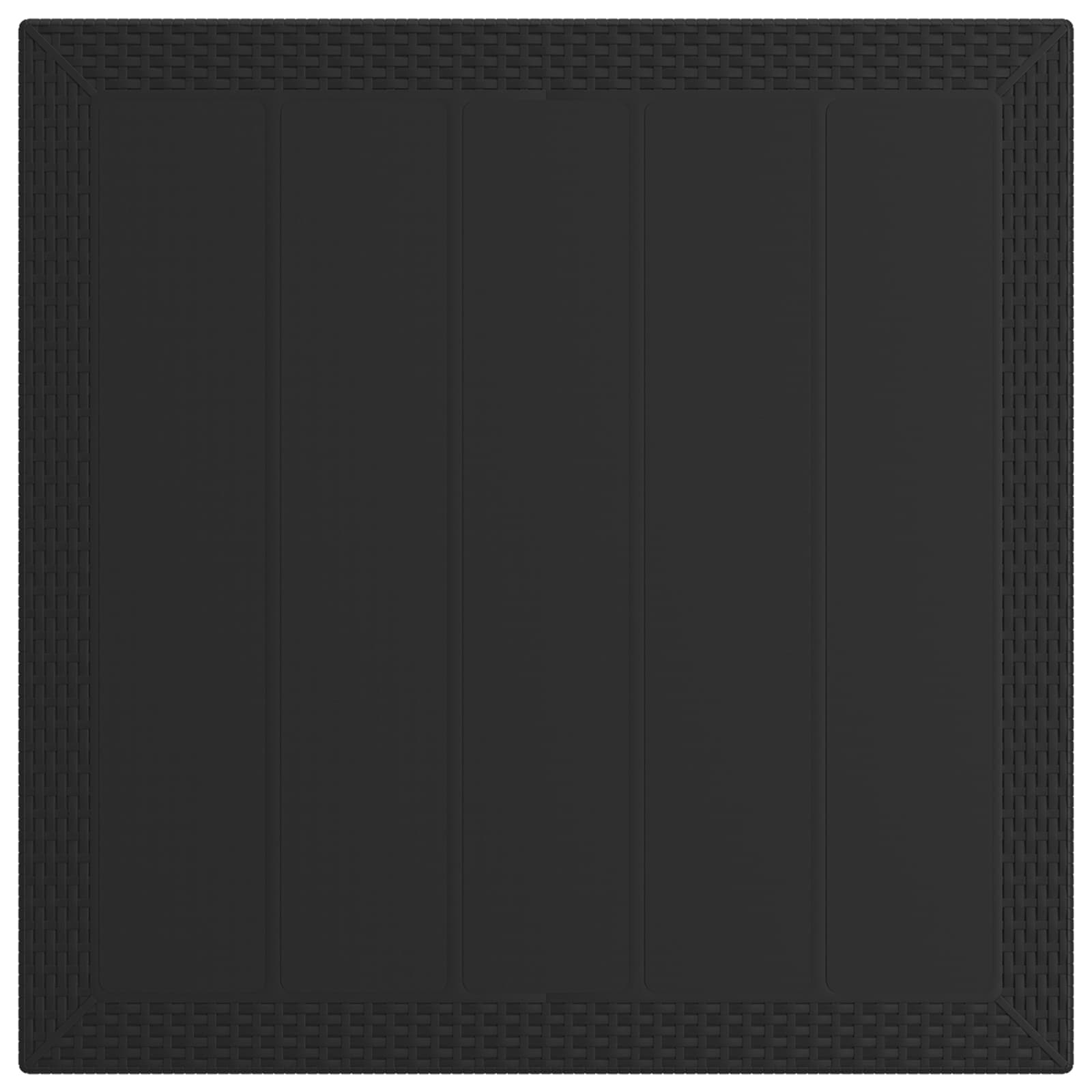 Conjunto de Comedor de Jardín 3 pcs Antracita y Crema PP