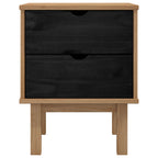 Mesita de Noche OTTA Negro 45 x 39 x 57 cm