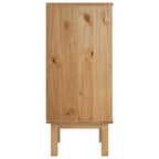 Cajonera OTTA Negro 45 x 39 x 90 cm Madera de Pino Maciza