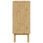 Cajonera OTTA Negro 76,5 x 39,5 x 90 cm Madera de Pino Maciza