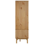 Armario OTTA Negro 76,5 x 53 x 172 cm Madera de Pino Maciza
