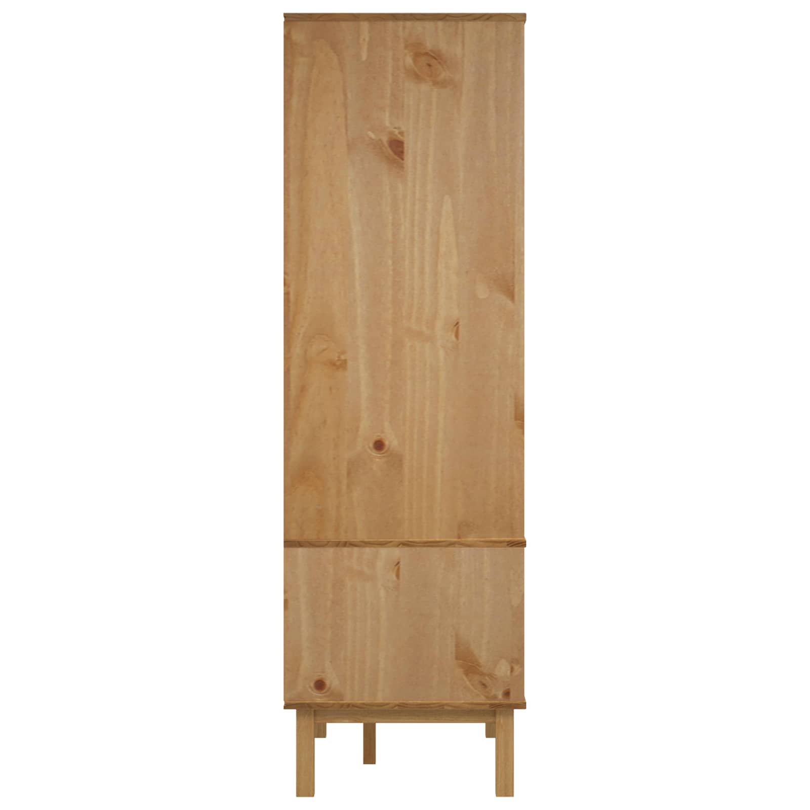 Armario OTTA Negro 76,5 x 53 x 172 cm Madera de Pino Maciza
