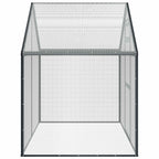 Jaula para Aves Gris antracita 181,5 x 110,5 x 173,5 cm