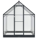 Invernadero de Jardín Gris antracita 183,5 x 123 x 207 cm