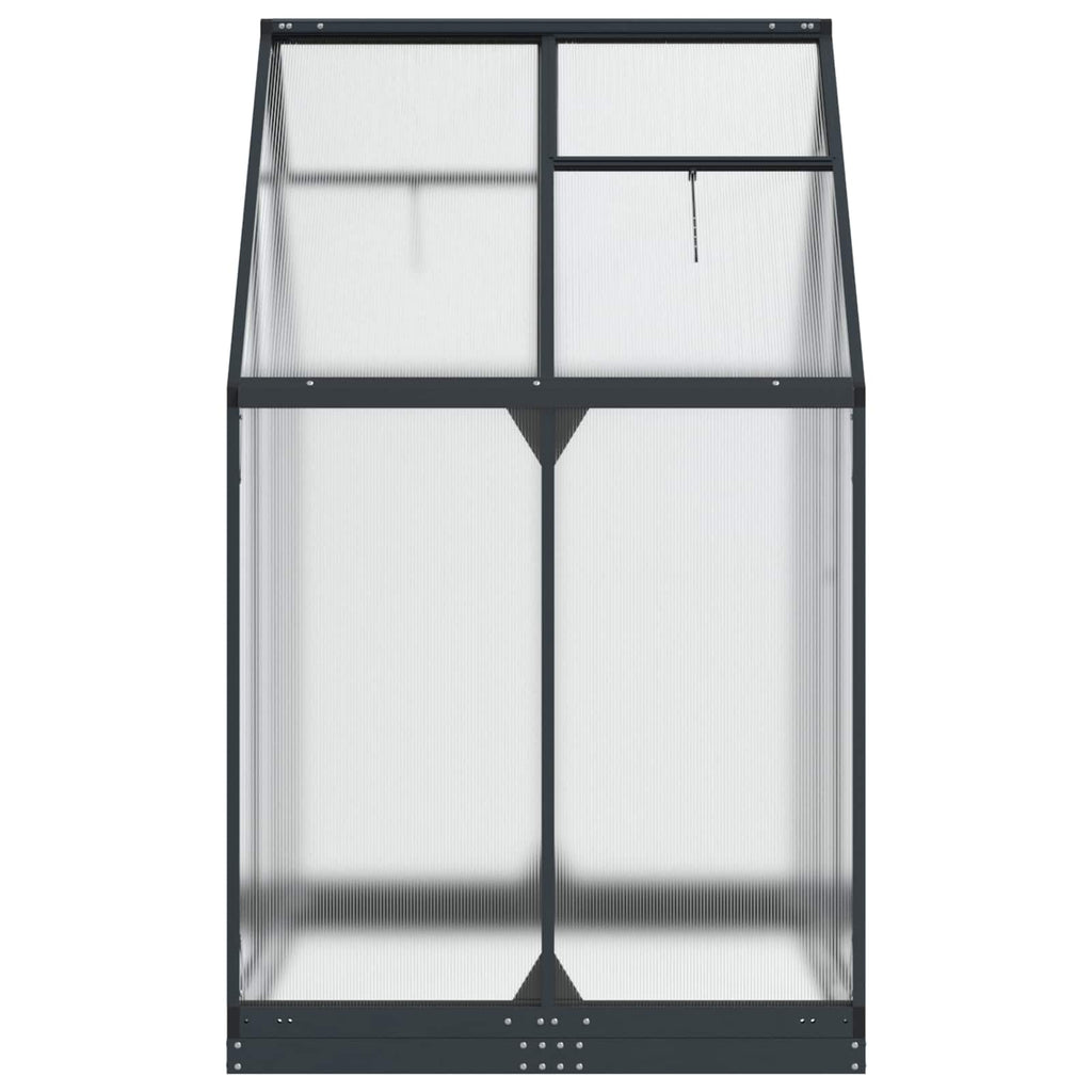 Invernadero de Jardín Gris antracita 183,5 x 123 x 207 cm
