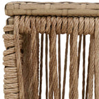 Mesa de Jardín Beige y Negro 55 x 55 x 37 cm