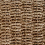 Mesa de Jardín Beige y Negro 55 x 55 x 37 cm