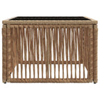 Mesa de Jardín Beige y Negro 55 x 55 x 37 cm