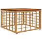 Mesa de Jardim Bege e Preta 55 x 55 x 37 cm