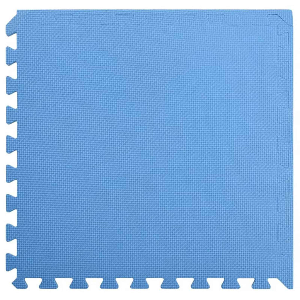 Tapete para piscina 12 pcs Azul 4,32 ㎡ Espuma EVA