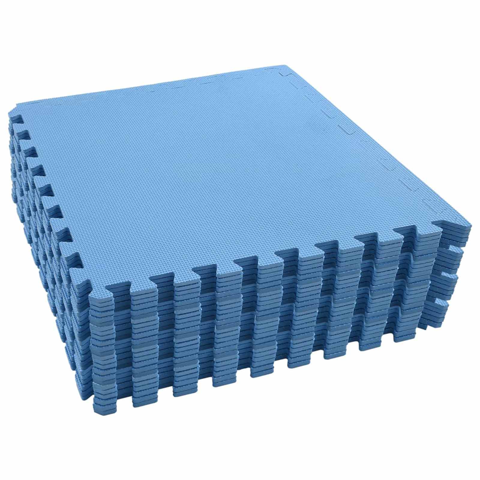 Tapete para piscina 12 pcs Azul 4,32 ㎡ Espuma EVA