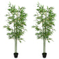 Árbol de Bambú Artificial 2 pcs Verde 45 x 18 x 175 cm