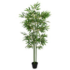 Árbol de Bambú Artificial 2 pcs Verde 45 x 18 x 175 cm