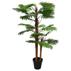 Árbol de Palma Artificial con Hojas Verde 60 x 25 x 170 cm
