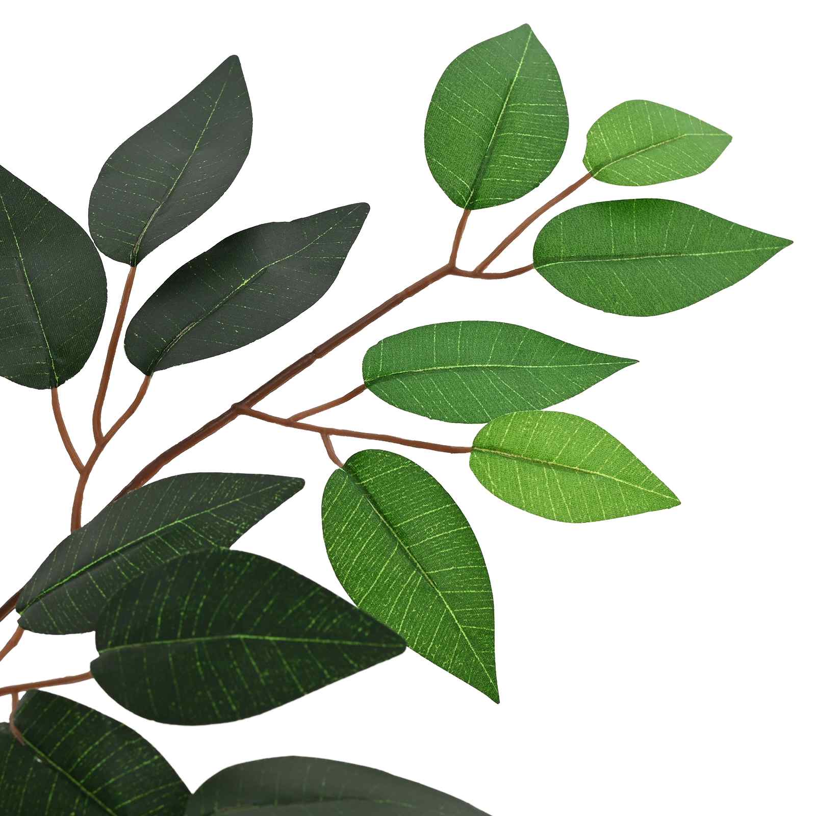 Planta Ficus Artificial Verde 85 x 18 x 160 cm Tela y madera