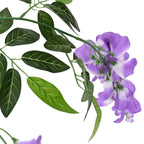 Árbol de Flores de Frijol Artificial Morado 80 x 18 x 160 cm